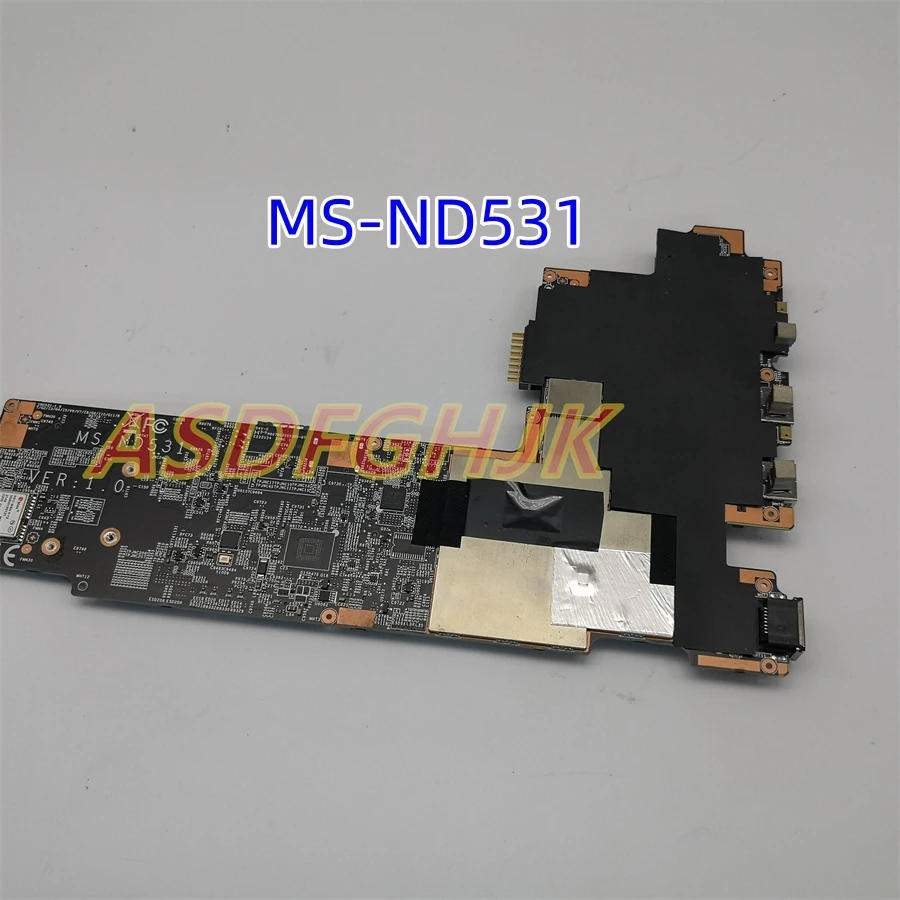 Eredeti Alaplapja MS-ND53 Az MSI MS-ND531 VER:1.0 Laptop Alaplap Tökéletesen Működik