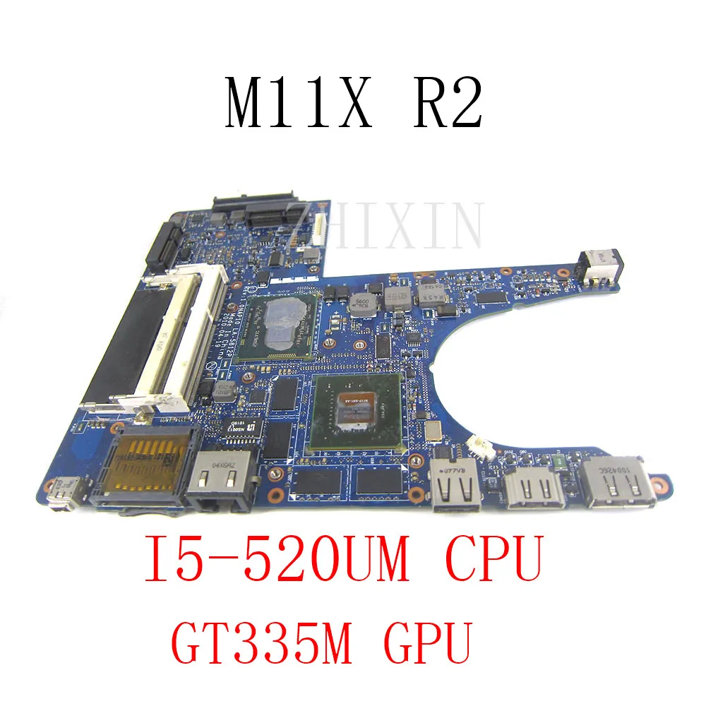 Az M11X R2 Laptop Alaplap SLBSQ I5-520UM CPU N11P-GS1-A3 06FNY 006FNY KN-006FNY 0NAP10 LA-5812P Alaplap Teljes Teszt