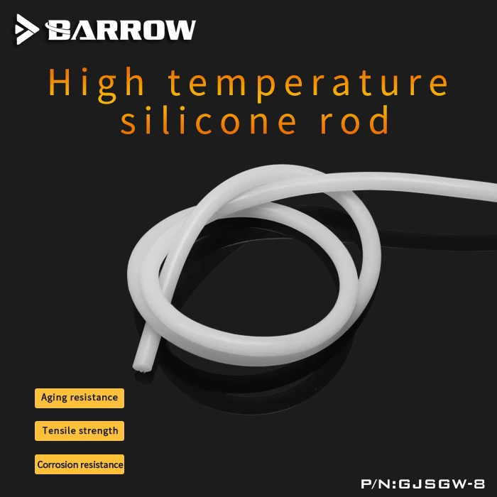 Barrow GJSGW-8/10/12 vízhűtéses könyök különleges, magas hőmérsékletű ellenálló, valamint anti szünet szilikon kerek bár gumi szalag