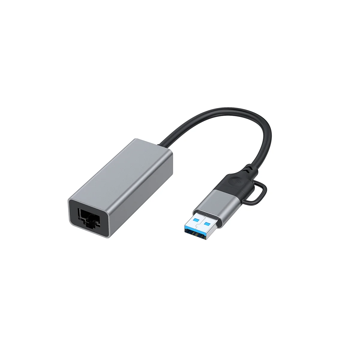 USB Típus C-RJ45 Vezetékes Hálózati Kártya Külső Vezetékes USB 3.0 Ethernet Adapter Laptop, PC, 1000Mbps
