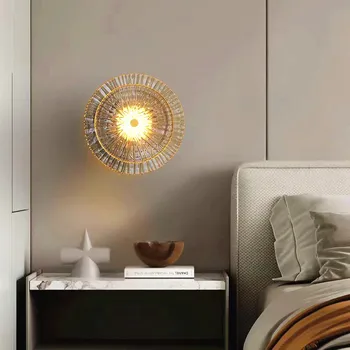 Északi fény luxus modern, minimalista nappali háttér fali lámpa lépcsőház folyosó hotel hálószoba éjjeli lámpa