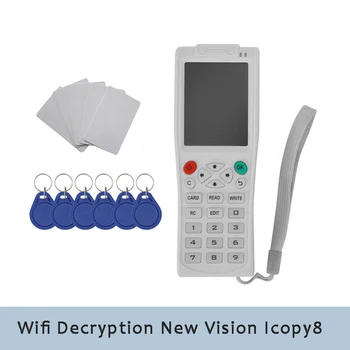 Új ICOPY8 Teljes Titkosítás Wifi Dekódolás RFID beléptető Kártya, Olvasó NFC Kártya Író Intelligens Chip Kártya Sokszorosító Fénymásoló