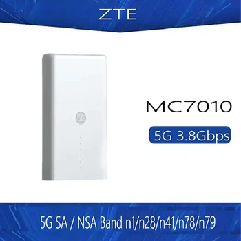 ÚJ ZTE MC7010 5G/4G CPE Vezeték nélküli Router Mobil Hordozható Wifi Vezeték nélküli Hálózati Kártya Korlátlan autós Kártya ZTE 5G Szabadtéri CPE