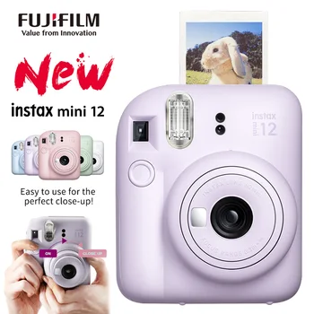Új Érkezés Fujifilm Valódi Orignial Instax Mini12 Film Fényképezőgép Frissítési Verzióját Instax Mini11 Rózsaszín/Kék/Zöld/Fehér/Lila